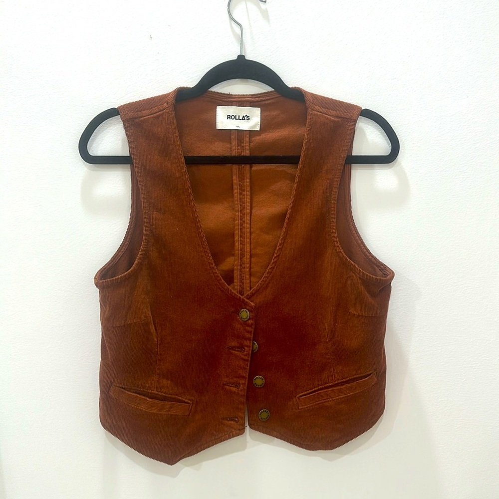 ROLLAS CORDUROY VEST
